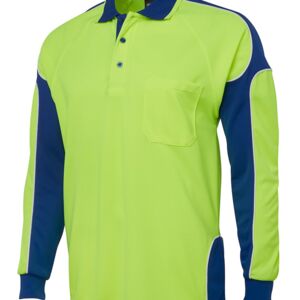 JB's Hi Vis 4602.1 L/S Arm Panel Polo Thumbnail