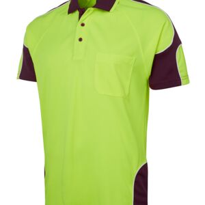 JB's Hi Vis 4602.1 S/S Arm Panel Polo Thumbnail