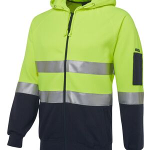 JB's Hi Vis (D+N) Fleecy Hoodie Thumbnail