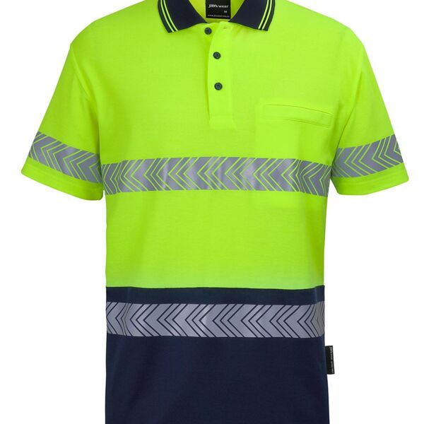 JB's HV S/S D+N C/BACK SEGMENTED TAPE POLO Thumbnail