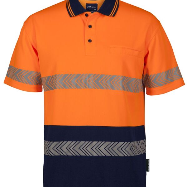 JB's HV S/S SEGMENTED TAPE POLO Thumbnail