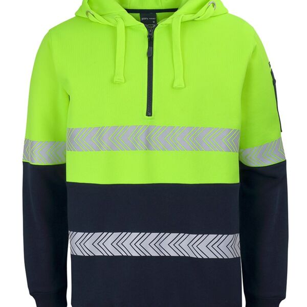 JB's HV (D+N) 1/2 ZIP SEGMENTED TAPE HOODIE Thumbnail