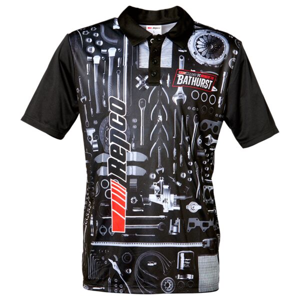 BTG Polo Sublimated BLACK Thumbnail