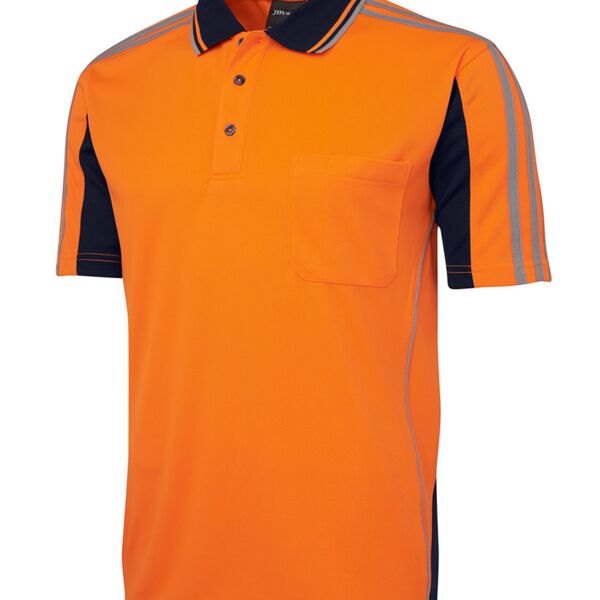 JB's Hi Vis 4602.1 S/S Arm Tape Polo Thumbnail