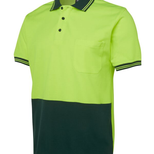 JB's Hi Vis S/S Cotton Back Polo Thumbnail