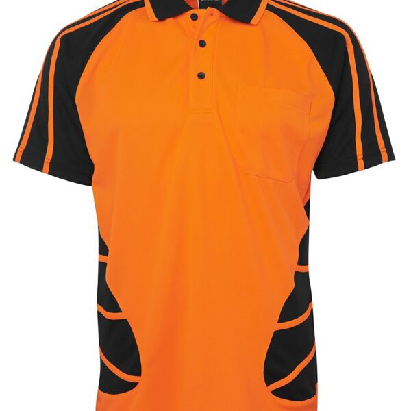 JB's Hi Vis S/S Spider Polo Thumbnail