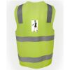 JB's Hi Vis (D+N) Zip Safety Vest Thumbnail