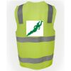 JB's Hi Vis (D+N) Zip Safety Vest Thumbnail