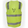 JB's Hi Vis (D+N) Zip Safety Vest Thumbnail