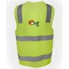 JB's Hi Vis (D+N) Zip Safety Vest Thumbnail