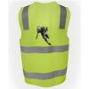 JB's Hi Vis (D+N) Zip Safety Vest Thumbnail