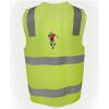 JB's Hi Vis (D+N) Zip Safety Vest Thumbnail