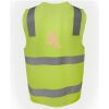 JB's Hi Vis (D+N) Zip Safety Vest Thumbnail