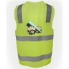 JB's Hi Vis (D+N) Zip Safety Vest Thumbnail