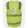 JB's Hi Vis (D+N) Zip Safety Vest Thumbnail