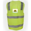 JB's Hi Vis (D+N) Zip Safety Vest Thumbnail