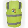 JB's Hi Vis (D+N) Zip Safety Vest Thumbnail
