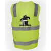 JB's Hi Vis (D+N) Zip Safety Vest Thumbnail
