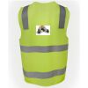 JB's Hi Vis (D+N) Zip Safety Vest Thumbnail