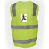 JB's Hi Vis (D+N) Zip Safety Vest Thumbnail