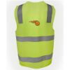 JB's Hi Vis (D+N) Zip Safety Vest Thumbnail