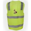 JB's Hi Vis (D+N) Zip Safety Vest Thumbnail