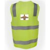 JB's Hi Vis (D+N) Zip Safety Vest Thumbnail