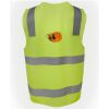 JB's Hi Vis (D+N) Zip Safety Vest Thumbnail