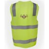 JB's Hi Vis (D+N) Zip Safety Vest Thumbnail