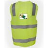 JB's Hi Vis (D+N) Zip Safety Vest Thumbnail