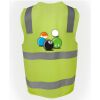 JB's Hi Vis (D+N) Zip Safety Vest Thumbnail