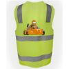JB's Hi Vis (D+N) Zip Safety Vest Thumbnail