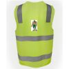 JB's Hi Vis (D+N) Zip Safety Vest Thumbnail