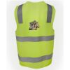 JB's Hi Vis (D+N) Zip Safety Vest Thumbnail