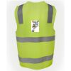 JB's Hi Vis (D+N) Zip Safety Vest Thumbnail