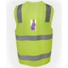 JB's Hi Vis (D+N) Zip Safety Vest Thumbnail