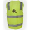 JB's Hi Vis (D+N) Zip Safety Vest Thumbnail