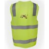 JB's Hi Vis (D+N) Zip Safety Vest Thumbnail