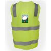 JB's Hi Vis (D+N) Zip Safety Vest Thumbnail