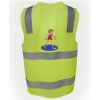 JB's Hi Vis (D+N) Zip Safety Vest Thumbnail