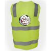 JB's Hi Vis (D+N) Zip Safety Vest Thumbnail