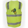 JB's Hi Vis (D+N) Zip Safety Vest Thumbnail
