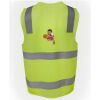 JB's Hi Vis (D+N) Zip Safety Vest Thumbnail