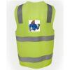 JB's Hi Vis (D+N) Zip Safety Vest Thumbnail
