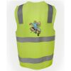 JB's Hi Vis (D+N) Zip Safety Vest Thumbnail