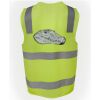 JB's Hi Vis (D+N) Zip Safety Vest Thumbnail