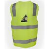 JB's Hi Vis (D+N) Zip Safety Vest Thumbnail