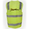 JB's Hi Vis (D+N) Zip Safety Vest Thumbnail