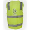 JB's Hi Vis (D+N) Zip Safety Vest Thumbnail