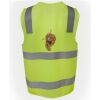 JB's Hi Vis (D+N) Zip Safety Vest Thumbnail